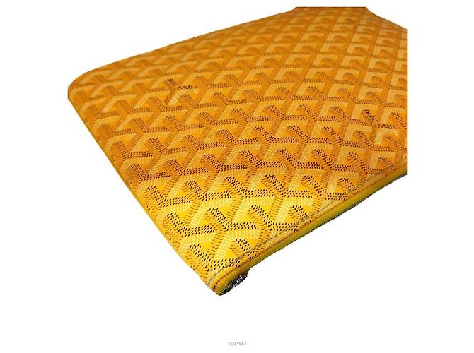 Goyard Clutch Sena MM Giallo - vista 5