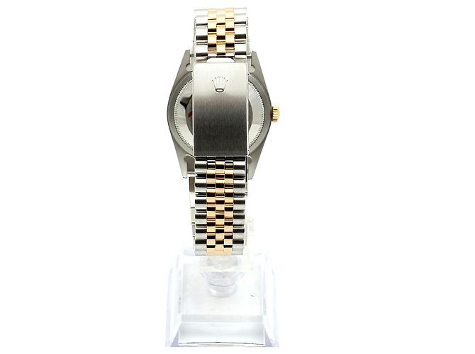 Rolex Datejust Silver Dial Men's Combination Watch Aftersetting Diamond Silvery - view 6