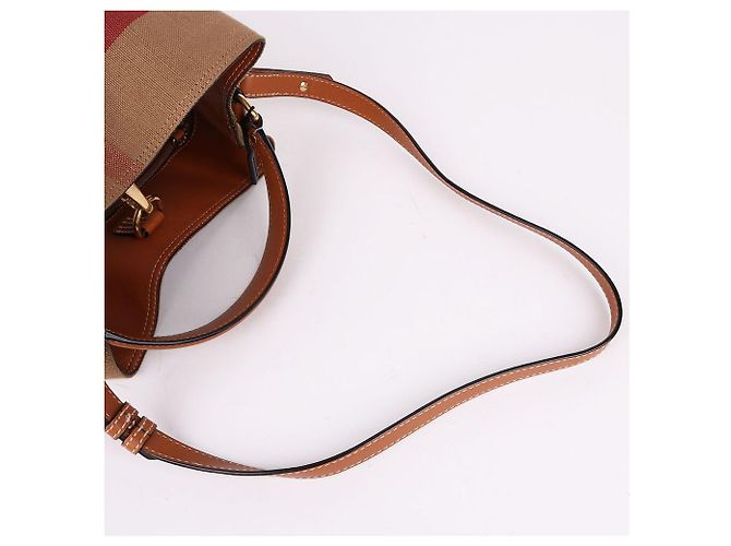 Burberry Borsa a mano con manico superiore marrone - vista 6