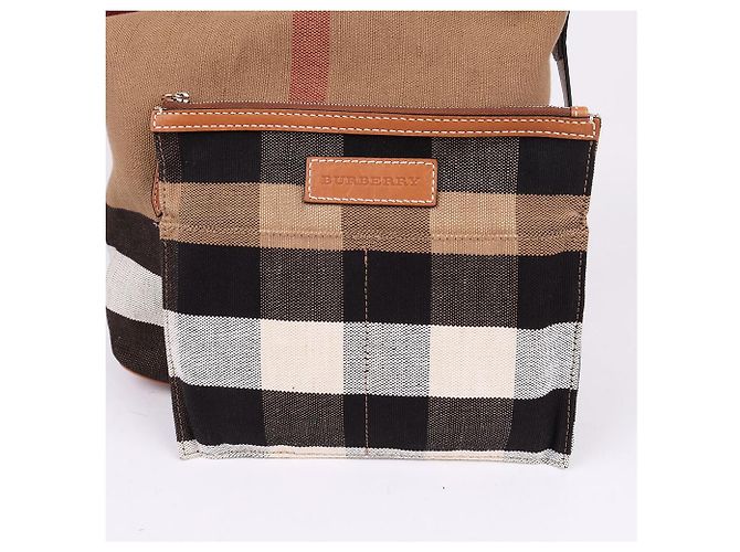 Burberry Borsa a mano con manico superiore marrone - vista 7