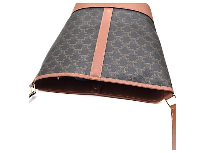 Céline Triomphe Bucket Bag Medium Braun - Ansicht 6