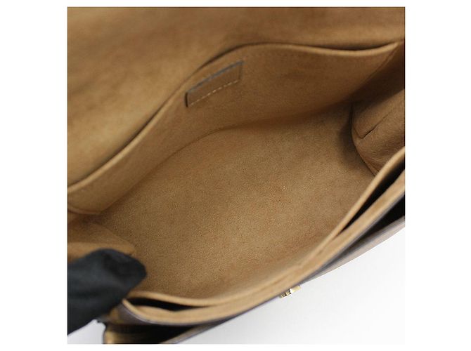 Louis Vuitton Borsa a Spalla Monogram Sesame Marignan Marrone - vista 11