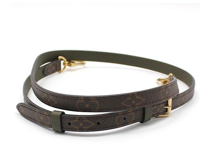 Louis Vuitton Borsa a Spalla Monogram Sesame Marignan Marrone - vista 7