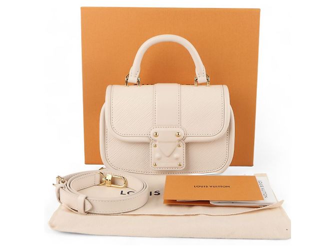 Louis Vuitton Sac bandoulière Epi Hide and Chic Blanc - vue 8