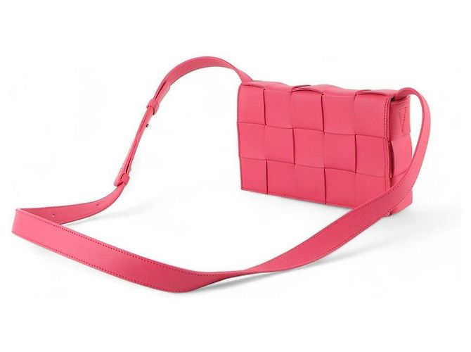 Bottega Veneta Borsa a tracolla Intrecciato Cassette Rosso - vista 2