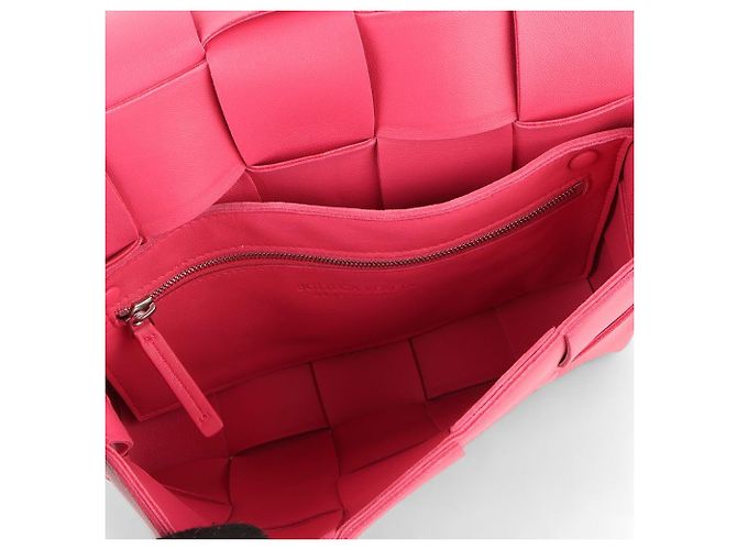 Bottega Veneta Borsa a tracolla Intrecciato Cassette Rosso - vista 7