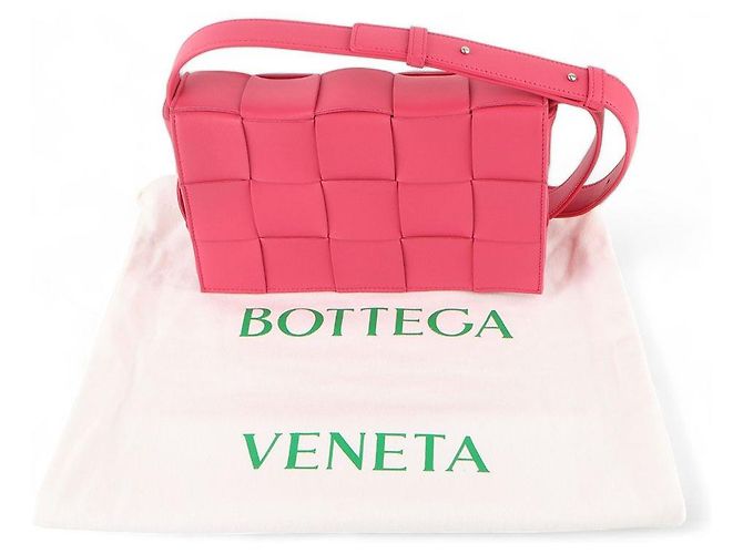 Bottega Veneta Borsa a tracolla Intrecciato Cassette Rosso - vista 8
