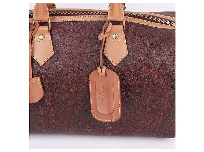 Etro Paisley Boston Tote Bag Medium Rot - Ansicht 2