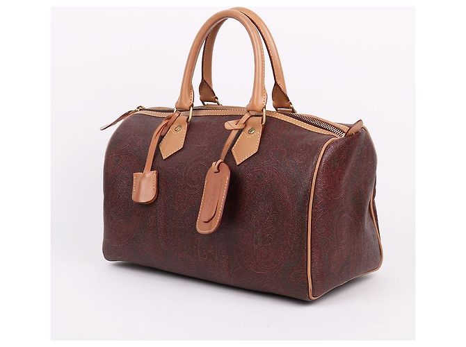 Etro Paisley Boston Tote Bag Medium Rot - Ansicht 3