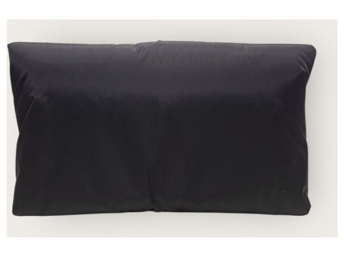 Saint Laurent Pochette a bustina Cassandra in nylon nero Large - vista 5
