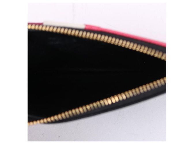 Prada Tarjetero Saffiano negro con cremallera - vista 9