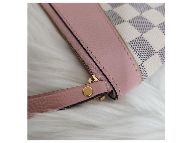 Louis Vuitton Pochette e Clutch Daily Damier Azur Pink Rosa - vista 6