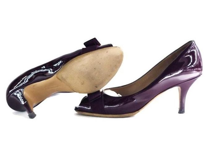 Salvatore Ferragamo Lackschuhe Lila - Ansicht 3