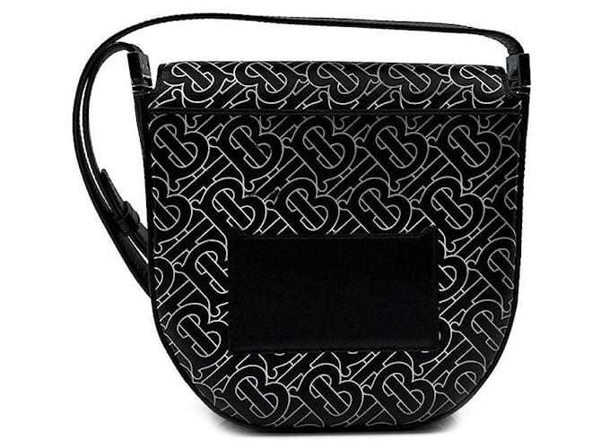Burberry Borsa a tracolla Monogram TB Nero - vista 4
