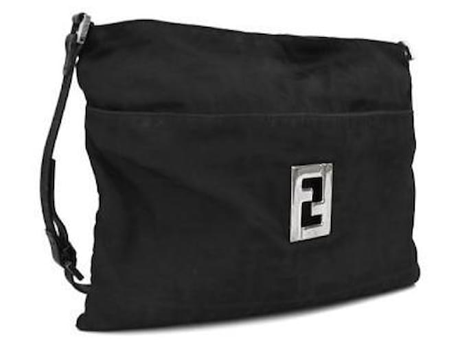 Fendi Borsa a tracolla Juka nera Nero - vista 2