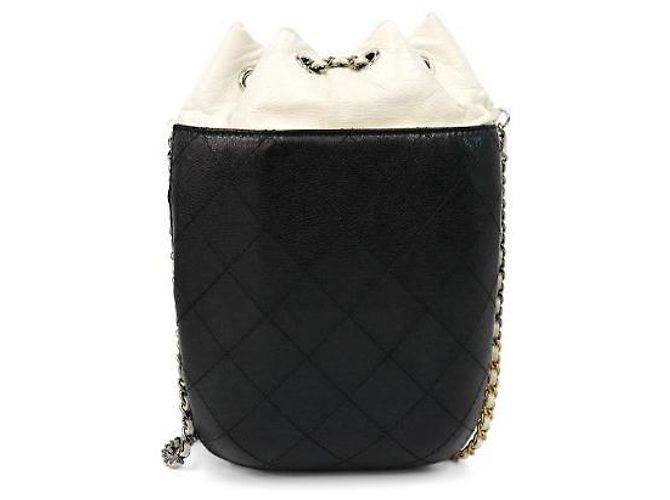 Chanel Borsa a tracolla a secchiello Gabrielle nera - vista 4