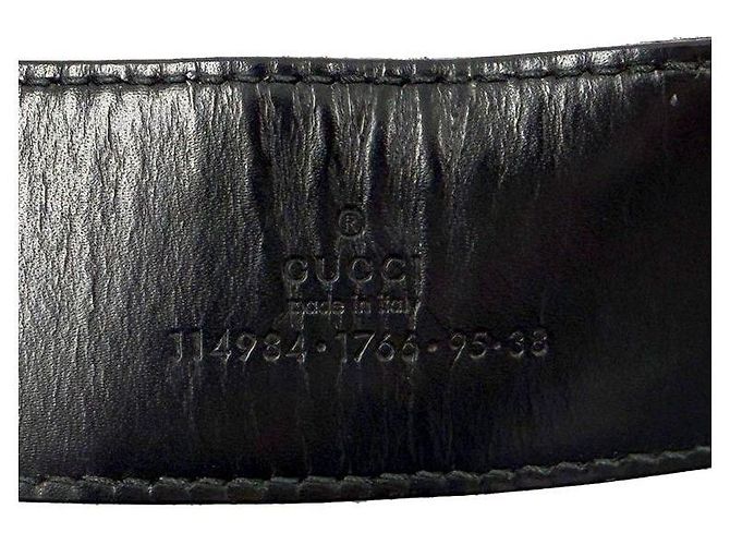 Gucci Cinturón con gran hebilla entrelazada - vista 4