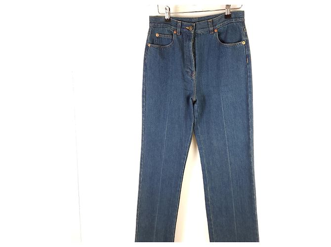 Gucci Straight Leg Jeanshose Blau - Ansicht 2