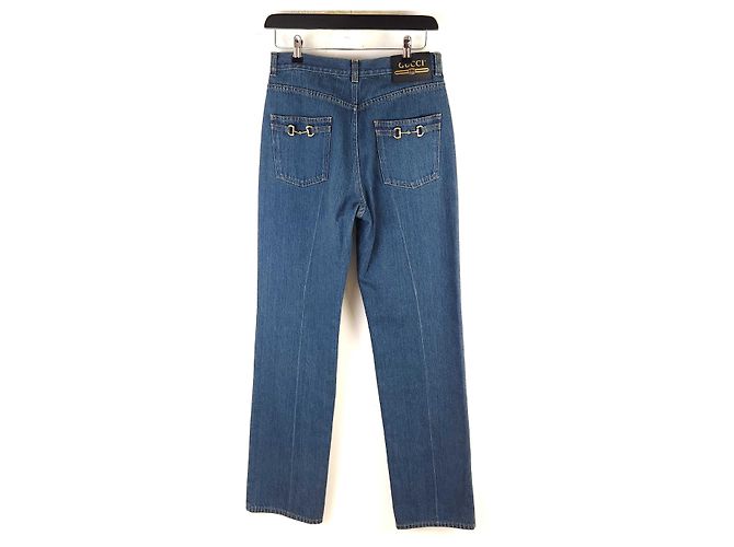 Gucci Straight Leg Jeanshose Blau - Ansicht 3