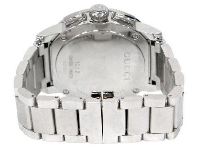 Gucci Chrono Steel Quarzuhr Weiß - Ansicht 4
