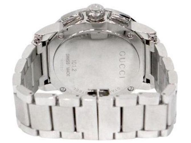 Gucci Chrono Steel Quarzuhr Weiß - Ansicht 5