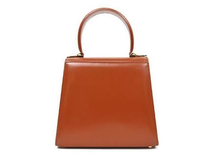 Salvatore Ferragamo Borsa Tote Kelly con manico marrone - vista 3
