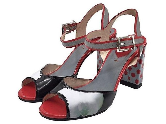 Fendi Lackschuhe mit Punktmuster Mehrfarben - Ansicht 2