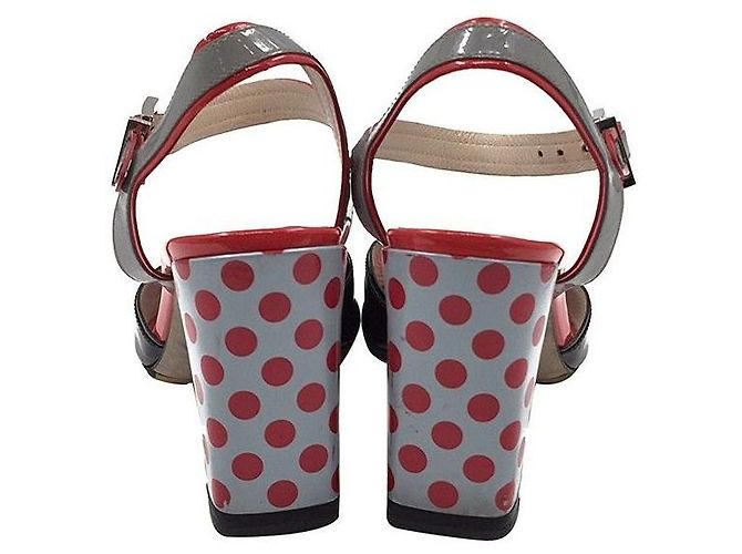 Fendi Lackschuhe mit Punktmuster Mehrfarben - Ansicht 4