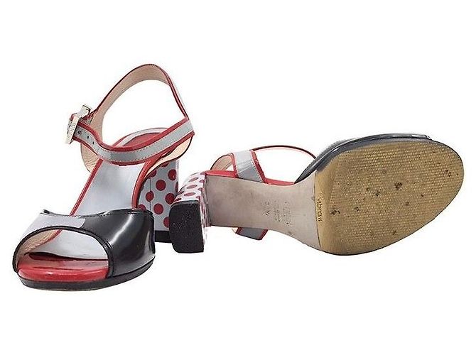 Fendi Lackschuhe mit Punktmuster Mehrfarben - Ansicht 5