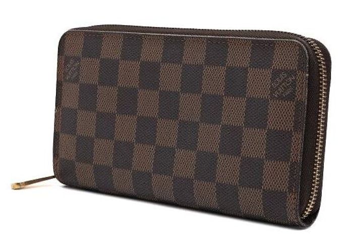 Louis Vuitton Cartera Larga Zippy de Lona Negro - vista 3
