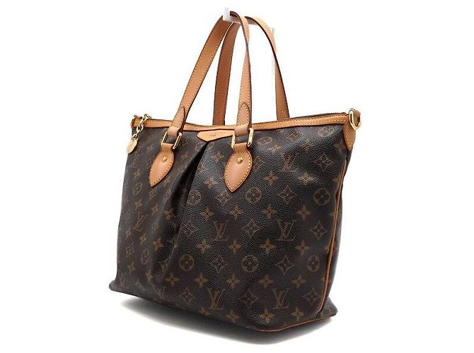 Louis Vuitton Borsa Tote e Borsa a Spalla in Tela Monogram Palermo PM Multicolore - vista 2
