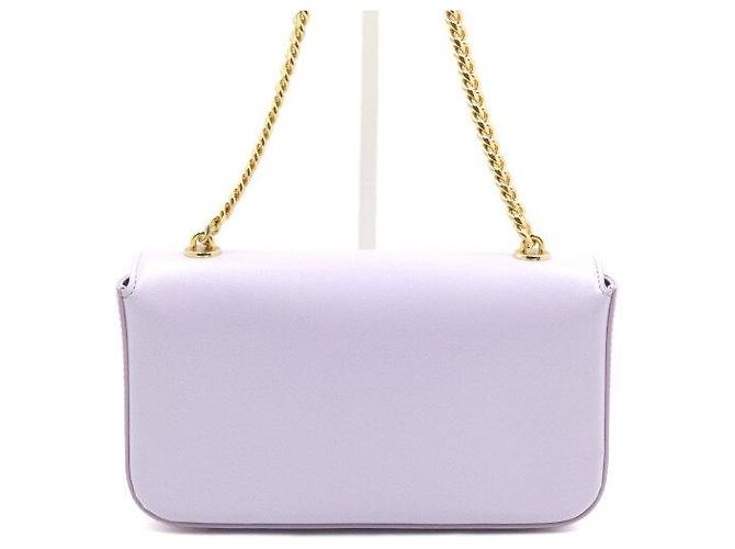 Céline Clutch a tracolla lavanda chiaro con catena dorata Porpora - vista 4