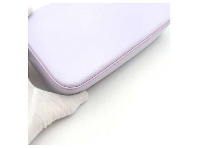 Céline Clutch a tracolla lavanda chiaro con catena dorata Porpora - vista 9