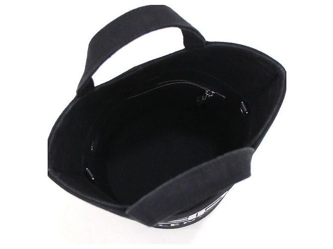 Balenciaga Borsa Tote e Borsa a Spalla a Tracolla Canvas Wave XS Nero - vista 5