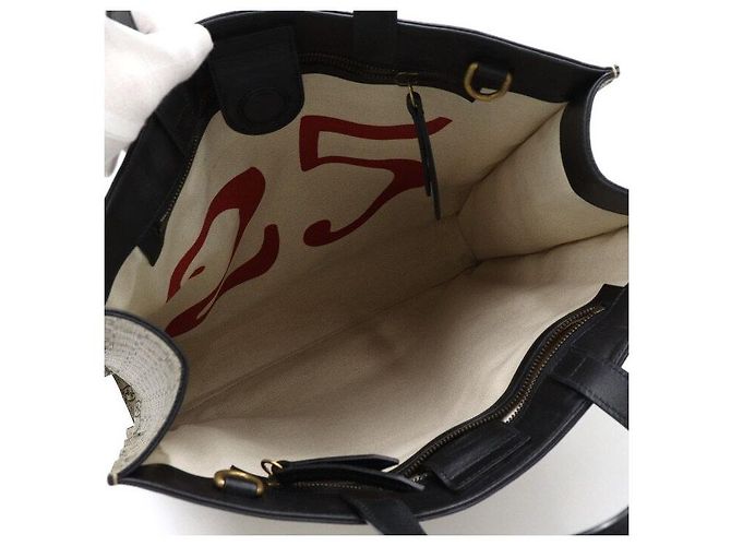 Gucci Borsa Tote e Borsa a Spalla Supreme Bestiary Soft GG Supreme Snake Marrone - vista 4