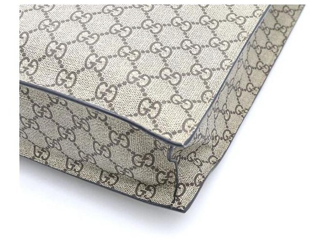 Gucci Borsa Tote e Borsa a Spalla Supreme Bestiary Soft GG Supreme Snake Marrone - vista 6
