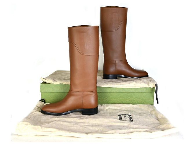 Gucci Botas de cuero con hebilla Multicolor - vista 2