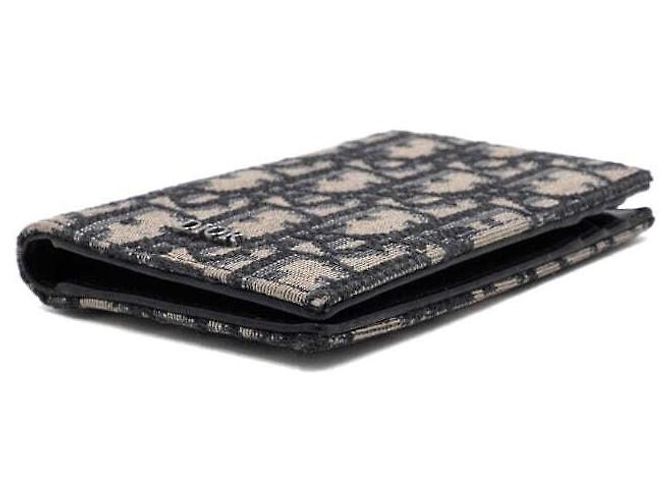Dior Oblique Jacquard Vertical Two-Fold Card Holder - view 9