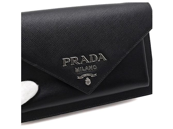 Prada Mini borsa a tracolla e borsa crossbody in Saffiano - vista 10