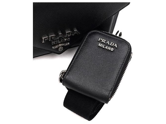 Prada Mini borsa a tracolla e borsa crossbody in Saffiano - vista 11