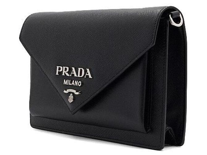 Prada Mini borsa a tracolla e borsa crossbody in Saffiano - vista 3