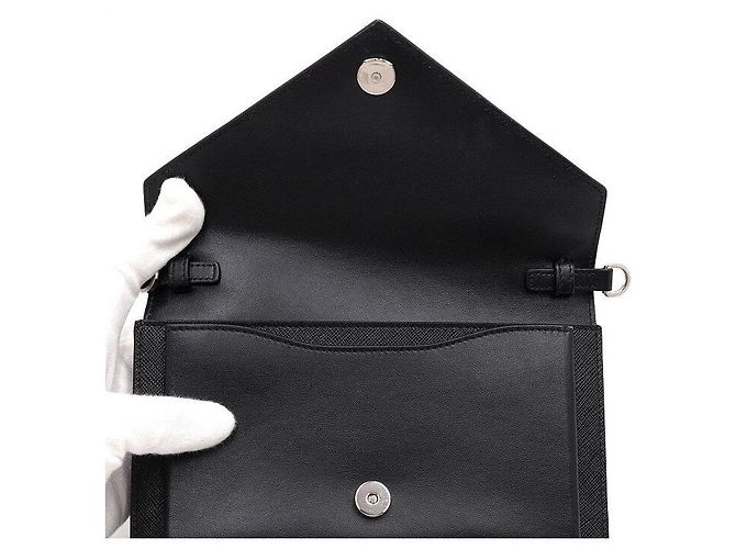 Prada Mini borsa a tracolla e borsa crossbody in Saffiano - vista 7