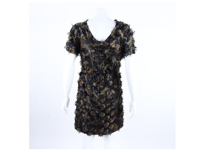 Vestido de seda Marni Multicolor - vista 3