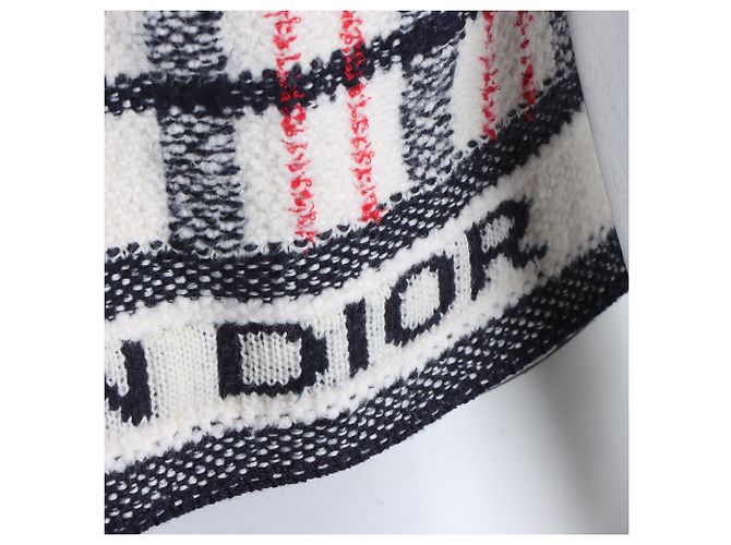 Christian Dior Strickjacke mit kurzen Ärmeln Blau - Ansicht 4