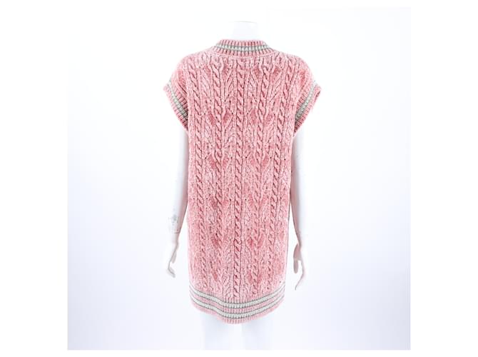 Chanel Chaleco de punto Rosa - vista 3