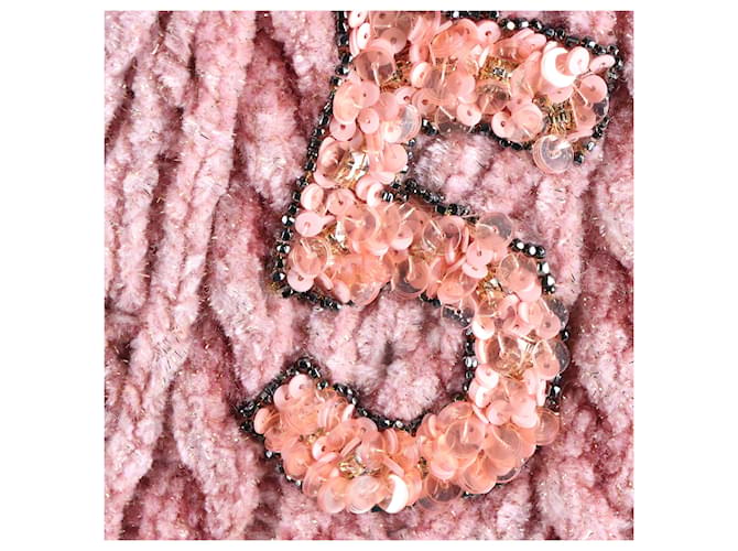 Chanel Chaleco de punto Rosa - vista 4