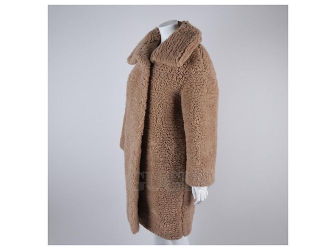 Hermès Kamelpelmantel Braun - Ansicht 4