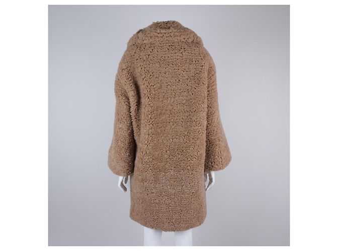 Hermès Kamelpelmantel Braun - Ansicht 5