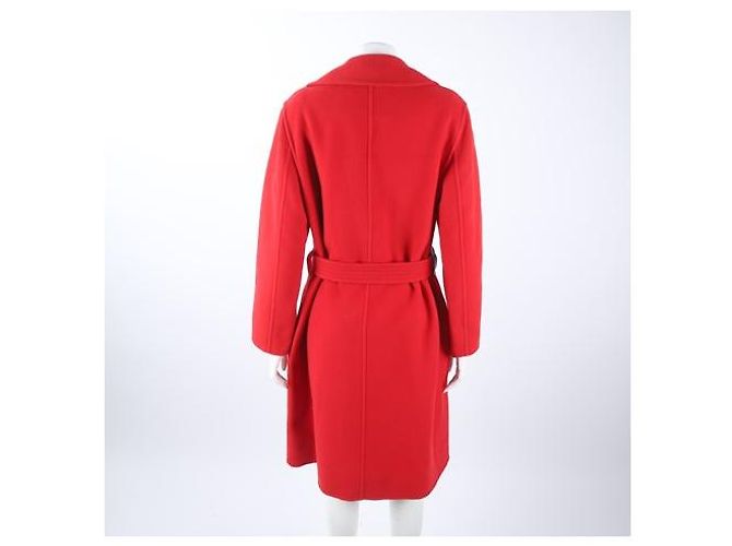 Louis Vuitton Abrigo de cachemira Roja - vista 3