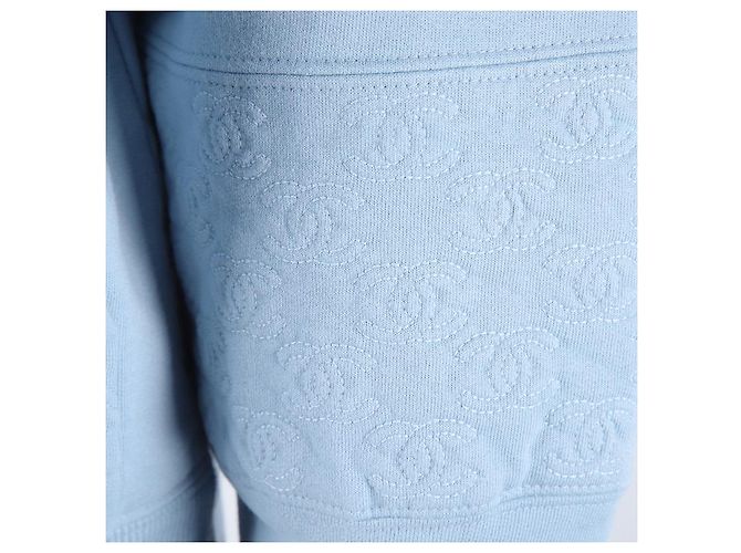 Sudadera con capucha de manga larga Chanel Azul - vista 4